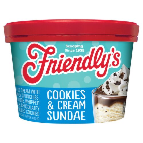 Friendly's Cookies & Cream Sundae, 6 fl oz