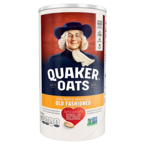 Quaker Oats Old Fashioned 100% Whole Grain Oats, 18 oz