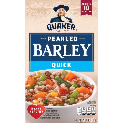 Quaker Barley Quick Pearled 11 Oz
