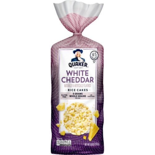 Quaker White Cheddar Rice Cakes, 5.50 oz