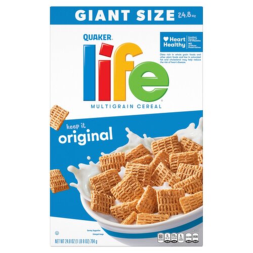 Quaker Life Original Multigrain Cereal Giant Size, 24.8 oz