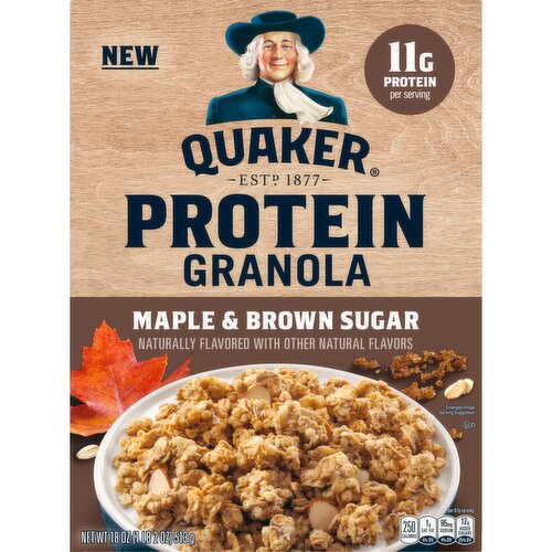 Quaker Protein Granola Maple & Brown Sugar 18 Oz