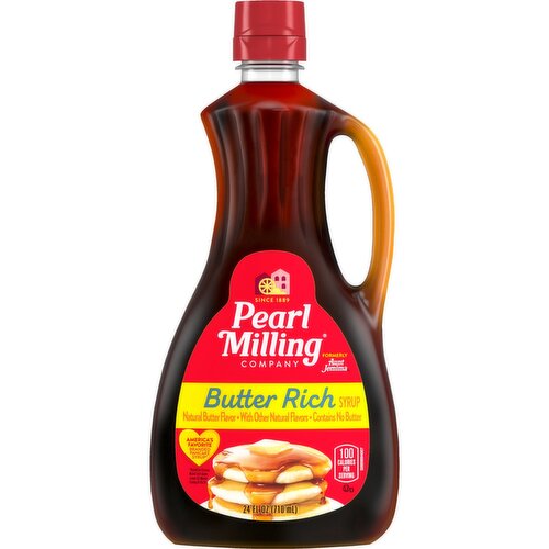 Pearl Milling Company Butter Rich Syrup Natural Butter 24 Fl Oz