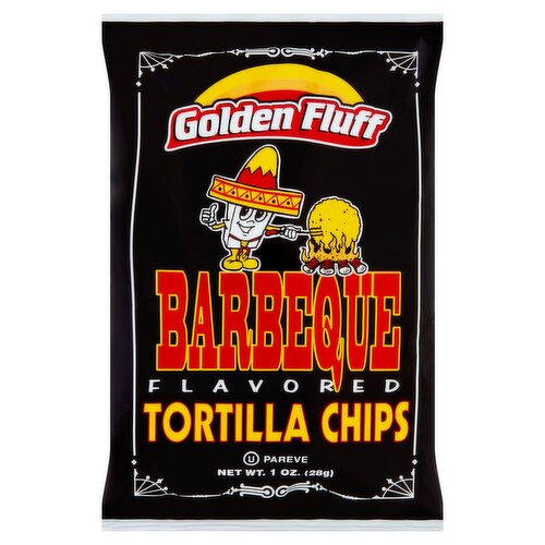 Golden Fluff Barbeque Flavored Tortilla Chips, 1 oz