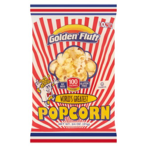 Golden Fluff Popcorn, 3/4 oz