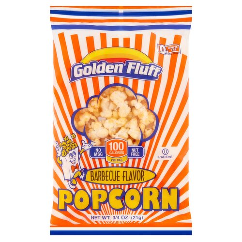 Golden Fluff Barbecue Flavor Popcorn, 3/4 oz