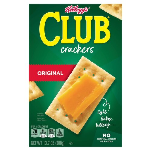 Kellogg's Club Original Crackers, 13.7 oz