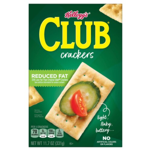 Kellogg's Club Reduced Fat Crackers, 11.7 oz