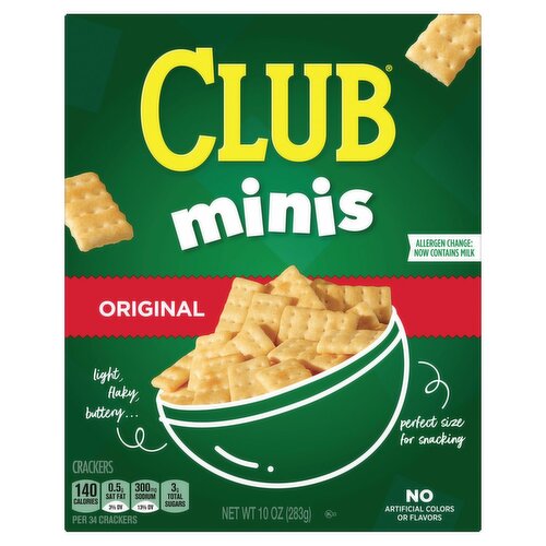 Club Original Minis Crackers, 10 oz