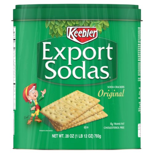 Keebler Export Sodas Original Soda Crackers, 28 oz