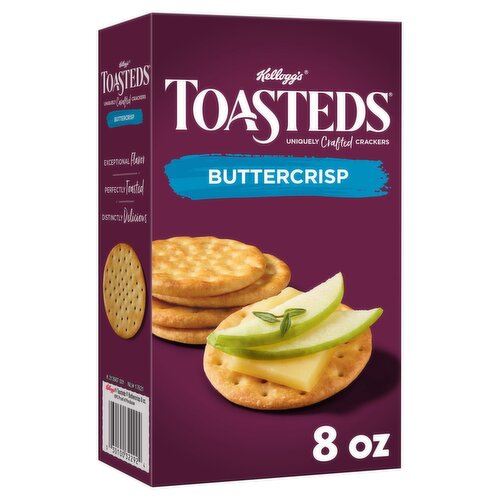 Toasteds Classic Buttercrisp Crackers, 8 oz