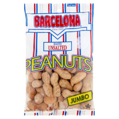 Barcelona Roasted Unsalted Peanuts, 4 oz