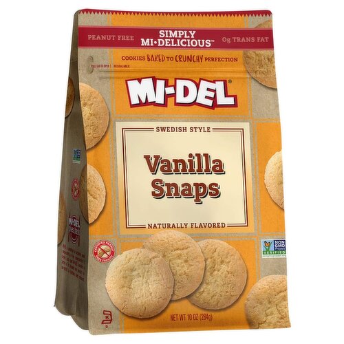 Mi-Del Swedish Style Vanilla Snaps Cookies, 10 oz