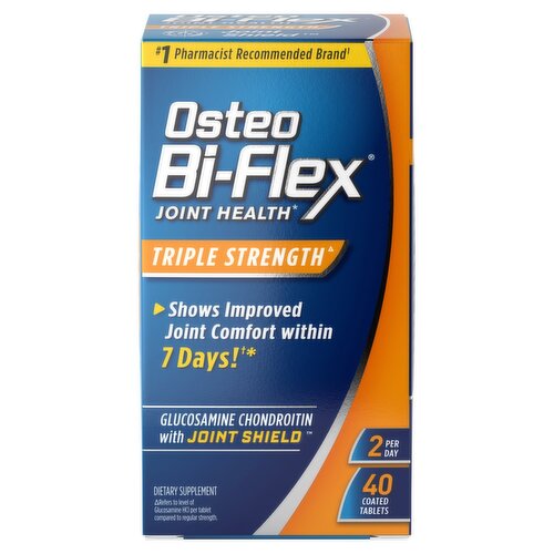 Osteo Bi-Flex Triple Strength Dietary Supplement, 40 count