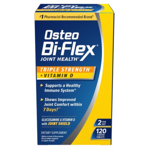 Osteo Bi-Flex Triple Strength + Vitamin D Joint Health Dietary Supplement, 120 count