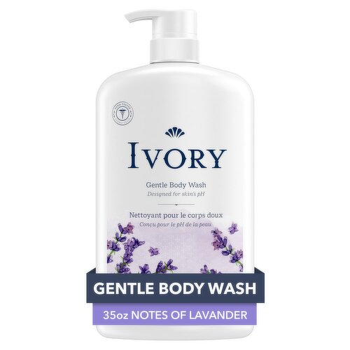 Ivory Gentle Body Wash, Lavender Scent, 35oz
