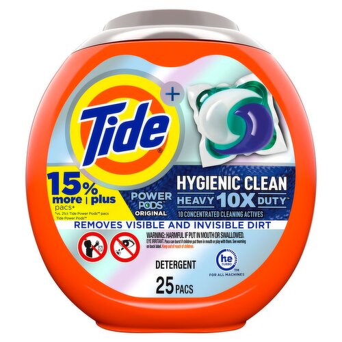 Tide Hygienic Clean Heavy Duty Power Pods Original 42 oz