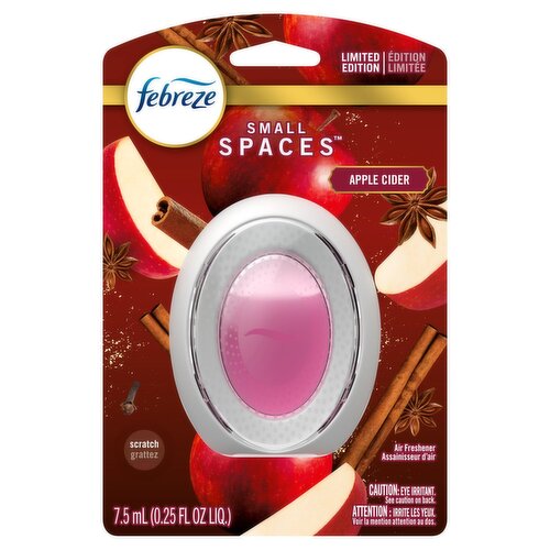 Febreze Small Spaces Apple Cider Air Freshener Limited Edition, 0.25 fl oz