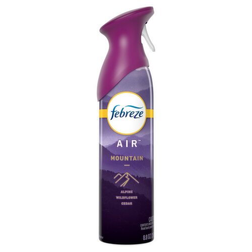 Febreze Air Mountain Alpine Wildflower Cedar Odor Eliminator, 8.8 oz