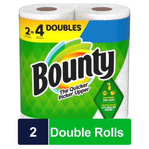 Bounty Doubles Paper Towels, 2 count