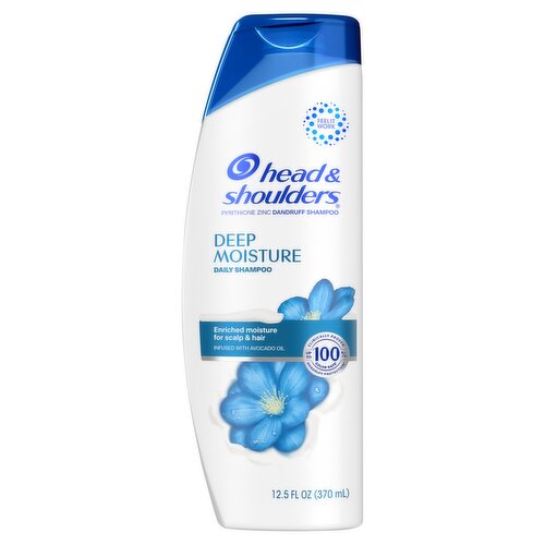 Head & Shoulders Deep Moisture Daily Shampoo, 12.5 fl oz