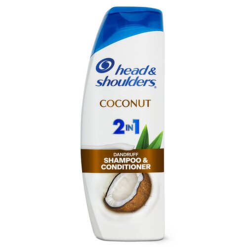 Head and Shoulders 2 in 1 Dandruff Shampoo and Conditioner, Anti-Dandruff Treatment, Coconut for Da