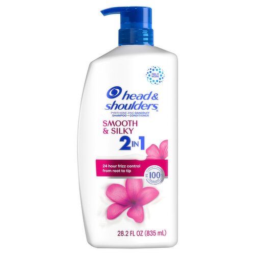 Head & Shoulders Smooth & Silky 2in1 Dandruff Shampoo + Conditioner, 28.2 fl oz