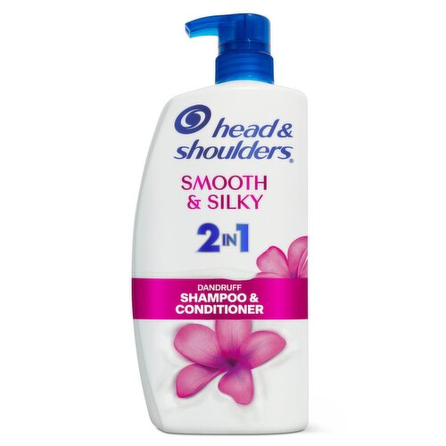 Head and Shoulders 2 in 1 Dandruff Shampoo and Conditioner, Anti-Dandruff Treatment, Smooth and Sil