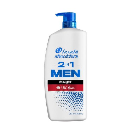Head and Shoulders Mens 2 in 1 Dandruff Shampoo and Conditioner, Anti-Dandruff Treatment, Old Spice