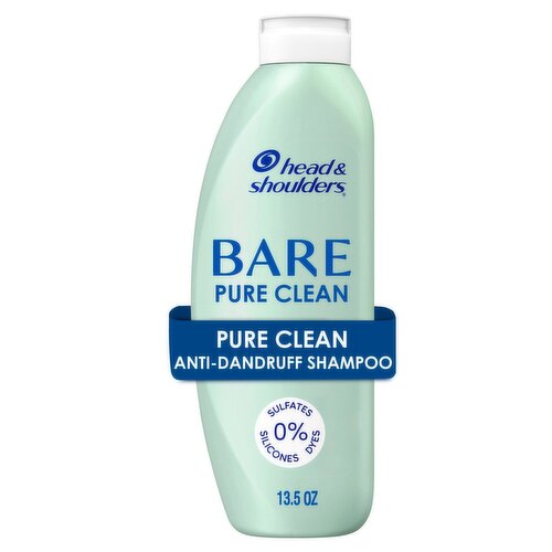 Head & Shoulders BARE Pure Clean Dandruff Shampoo, Anti-Dandruff Treatment, 13.5 FL OZ