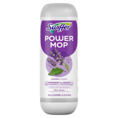 Swiffer Lavender Power Mop Floor Cleaner, 25.3 fl oz, 2 count