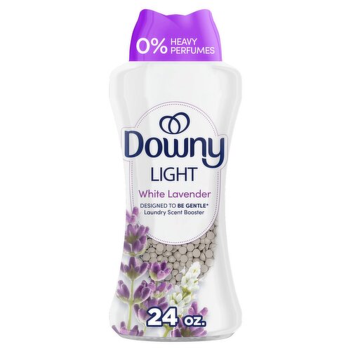 Downy Light Laundry Scent Booster Beads, White Lavender Scent, 24.0 OZ, In-wash fabric beads design