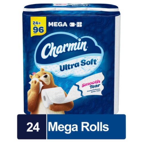 Charmin Ultra Soft Bathroom Tissue, 24 count