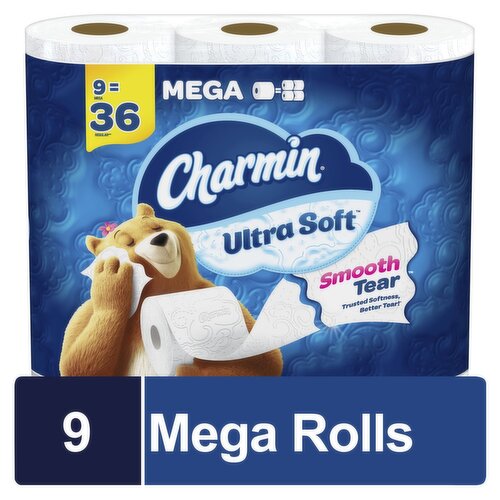 Charmin Ultra Soft Bathroom Tissue, 9 count