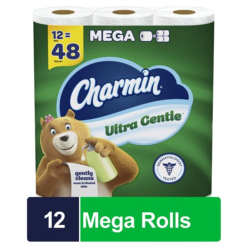 Charmin Ultra Gentle Lotion Bathroom Tissue, 12 count