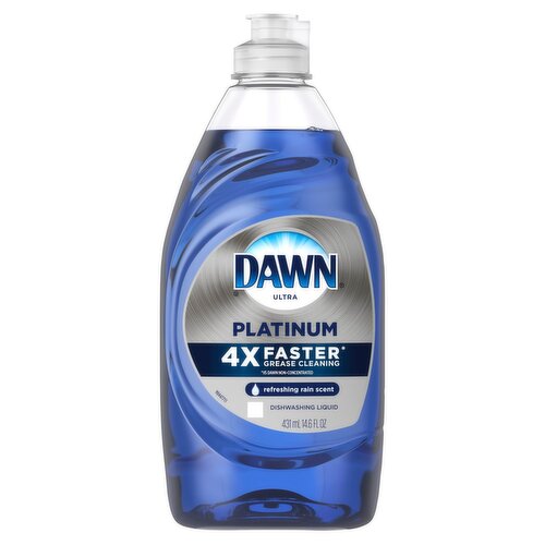 Dawn Ultra Platinum Refreshing Rain Scent Dishwashing Liquid, 14.6 fl oz