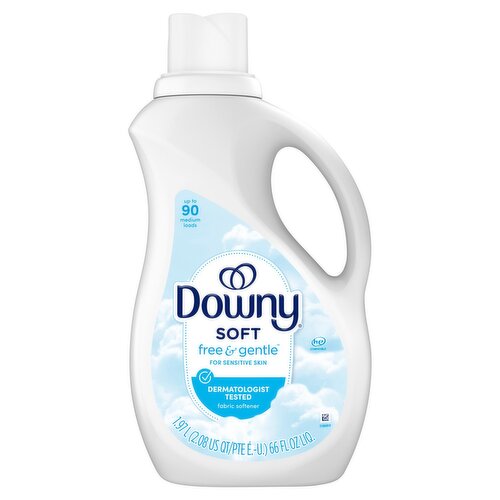 Downy Soft Free & Gentle Fabric Softener, 90 loads, 66 fl oz