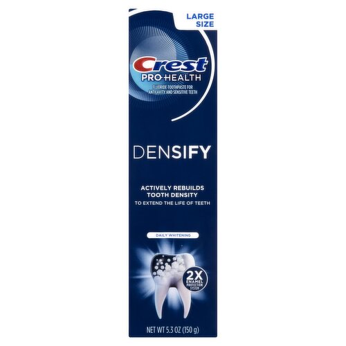 Crest Pro-Health Densify Actively Rebuilds Tooth Density Clean Fluoride Toothpaste, 5.3 oz