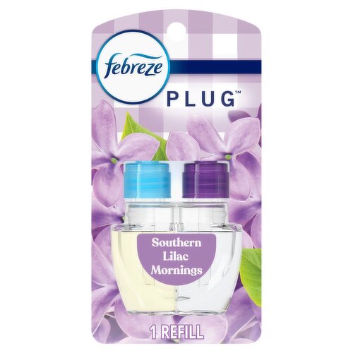 Febreze Plug Southern Lilac Mornings Scented Oil Refill Limited Edition, 0.87 fl oz