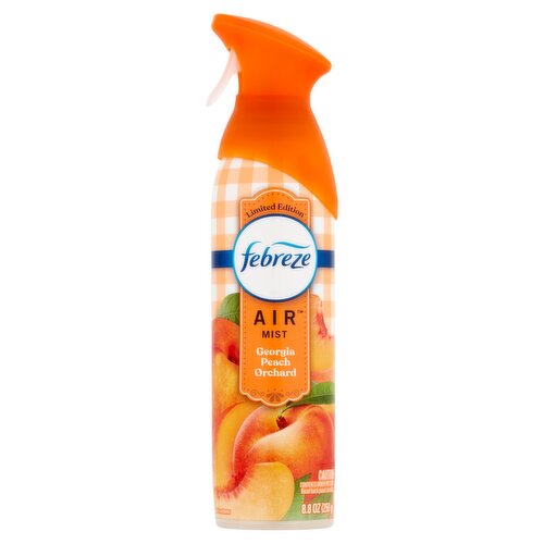 Febreze Air Mist Georgia Peach Orchard Air Freshener Limited Edition, 8.8 oz