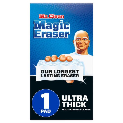 Mr. Clean Magic Eraser Ultra Thick Multi Purpose Cleaner, 1ct