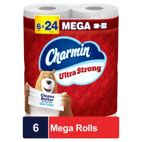 Charmin Ultra Strong Bathroom Tissue Mega Roll, 6 count