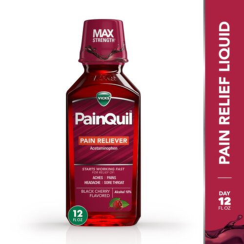 V PainQuil Black Cherry 12oz / 4x3
