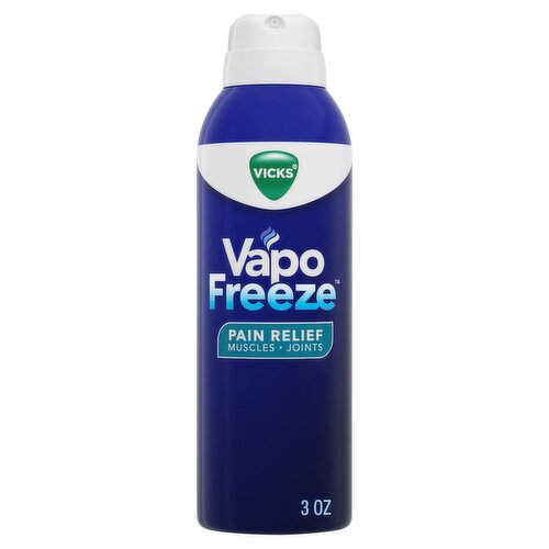 Vicks Vapo Freeze Menthol Camphor Pain Relieving Spray, 3 oz