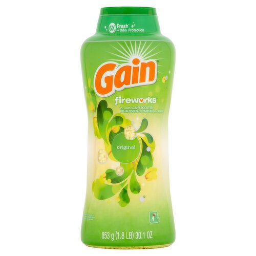 Gain Fireworks Original In-Wash Scent Booster, 30.1 oz