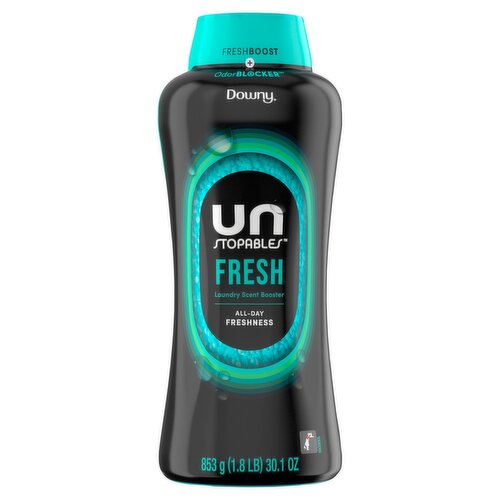 Unstopables Downy FreshBoost + OdorBlocker Fresh Laundry Scent Booster, 30.1 oz