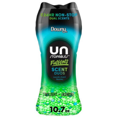 Downy Unstopables Fusions Scent Duos Laundry Scent Booster Beads, Twilight and Jasmine Scent, 10.7 