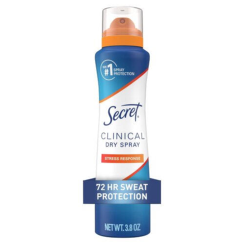 Secret Clinical Dry Spray Stress Response Antiperspirant/Deodorant, 3.8 oz