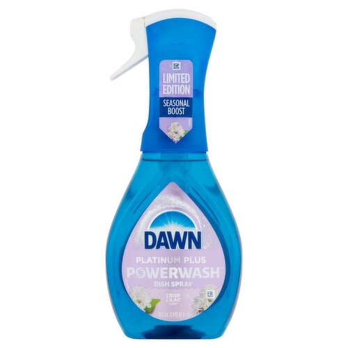 Dawn Platinum Plus Powerwash Crisp Lilac Scent Dish Spray Limited Edition, 16 fl oz