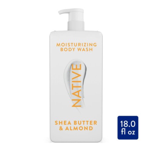 Native Shea Butter & Almond Moisturizing Body Wash, 18 fl oz